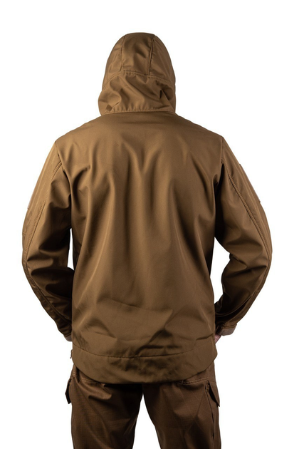 Тактична куртка SMILO soft shell XS coyote - изображение 2