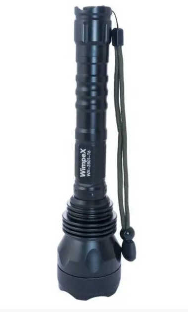 Фонарь подствольный WimpeX WX-2801-T6 + выносная кнопка + ЗУ220/12В + 2х18650 IS33 - изображение 2
