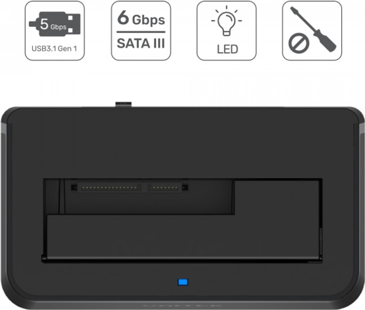 Stacja dokująca Unitek Y-1078 HDD/SSD na USB 3.0 (4894160007544) - obraz 2