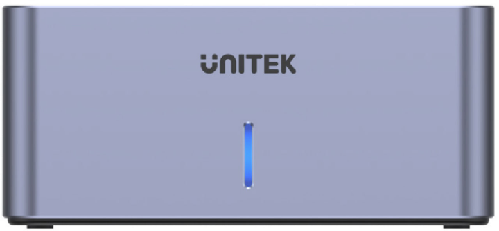 Stacja dokująca Unitek do 2,5"/3,5" HDD/SSD srebrna (4894160047564) - obraz 3