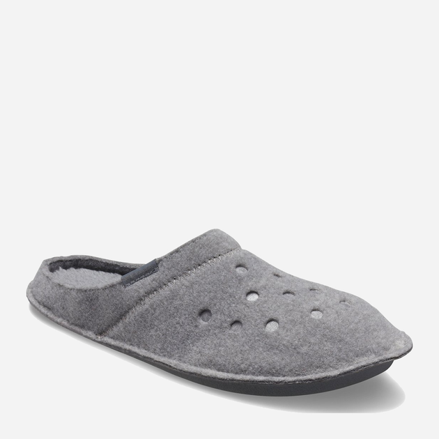 Чоловічі домашні капці із закритим носком Crocs Classic Slipper 203600-CHCA M8/W10 41-42 26 см Сірі (191448385863) - зображення 2