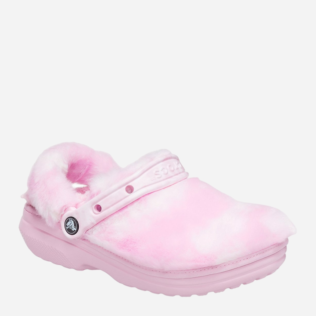 Chodaki damskie z futerkiem Crocs Classic Fur Sure 207303-BAWH W6 36-37 22cm Różowe (191448822191) - obraz 2