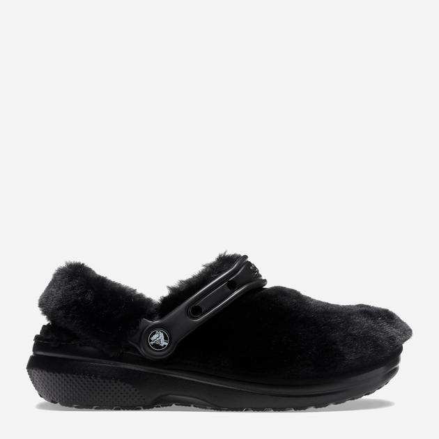 Жіночі крокси утеплені Crocs Classic Fur Sure 207303-BLK M6/W8 38-39 24 см Чорні (191448821552) - зображення 1