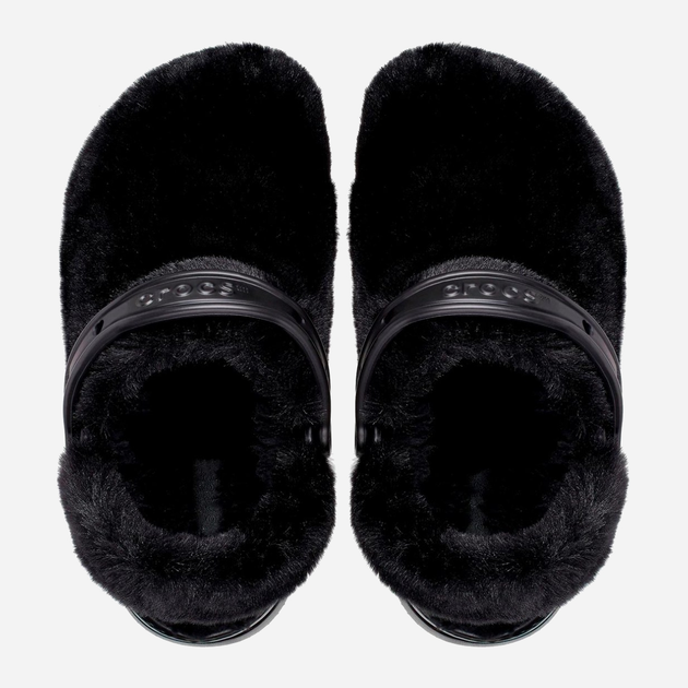 Жіночі крокси утеплені Crocs Classic Fur Sure 207303-BLK W8 38-39 24 см Blk (191448821576) - зображення 4