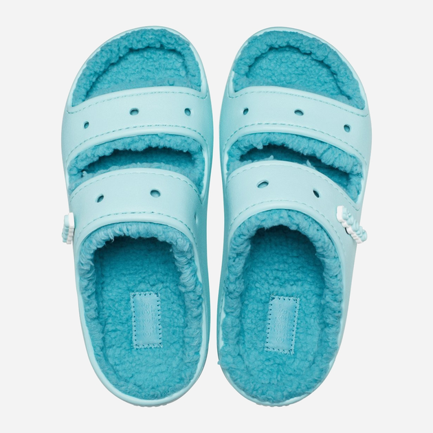 Жіночі шльопанці Crocs Classic Cozzzy Sandal 207446 M7/W9 39-40 25 см Блакитні (191448981522) - зображення 4