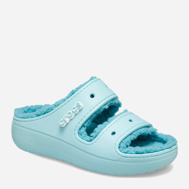 Klapki damskie Crocs Classic Cozzzy Sandal 207446-PUWA M8/W10 41-42 26 cm Niebieskie (191448981539) - obraz 2