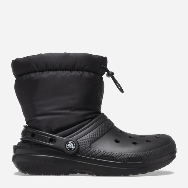 Жіночі дутики Crocs Classic Lined Neo Puff Boot 206630-BKBK M7/W9 39-40 25 см Чорні (191448591547) - зображення 1