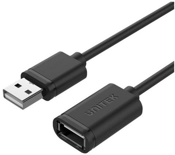 Подовжувальний кабель Unitek USB 2.0 AM-AF 1.5 м (Y-C449GBK) - зображення 1