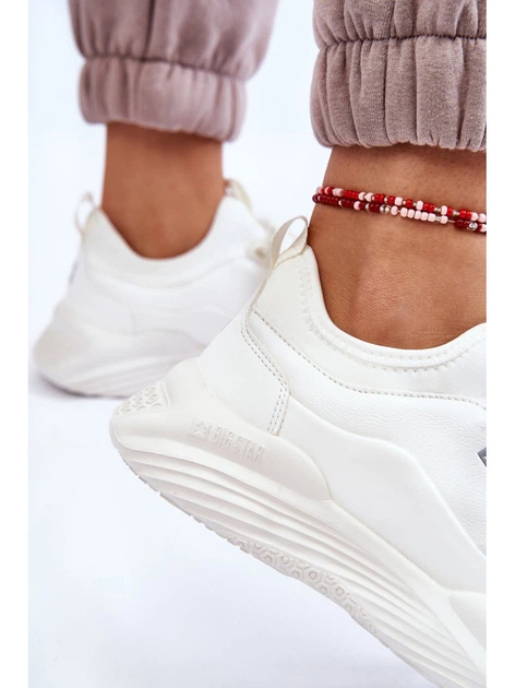 Жіночі снікери Big Star LL274417 37 Білі (5900714609115) - зображення 5