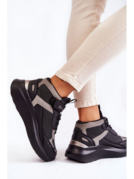 Sneakersy damskie Big Star KK274403 37 Czarne (5900714580308) - obraz 7