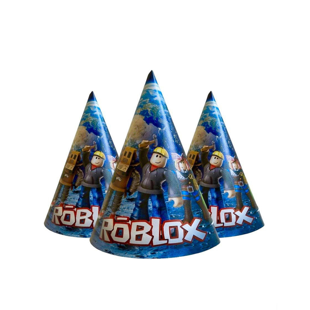 Колпаки Праздничные Бумажные, Roblox – фото, отзывы, характеристики в  интернет-магазине ROZETKA от продавца: GOOZEE