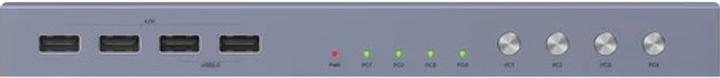 KVM-перемикач Unitek 4K HDMI 2.0 4 входа 1 вихід + USB (4894160048318) - зображення 4
