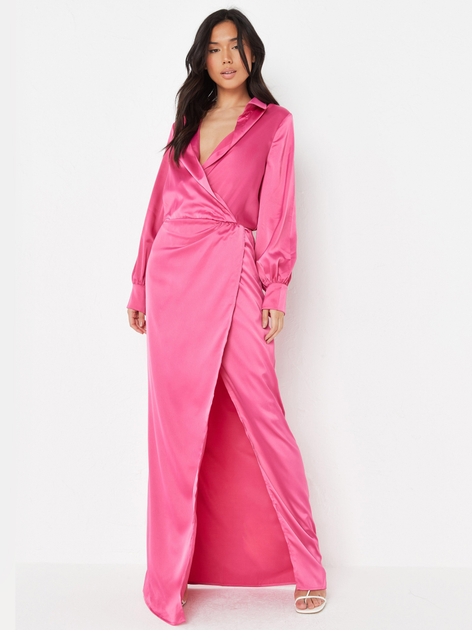 Сукня на запах вечірня довга осіння жіноча Missguided D1002887 34 Рожева від Rozetka на платформі USKIDKA Акція на Сукня на запах вечірня довга осіння жіноча Missguided D1002887 34 Рожева від Rozetka