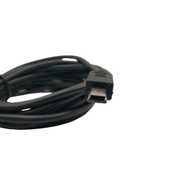 Кабель Mini - USB для плеєрів, колонок, відеореєстраторів / 1 метр / Чорний - зображення 2