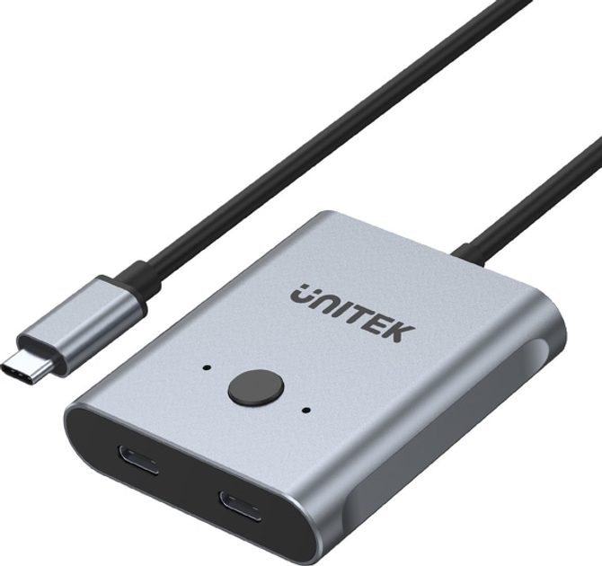 Przełącznik dwukierunkowy Unitek USB-C 4K (4894160048882) - obraz 1