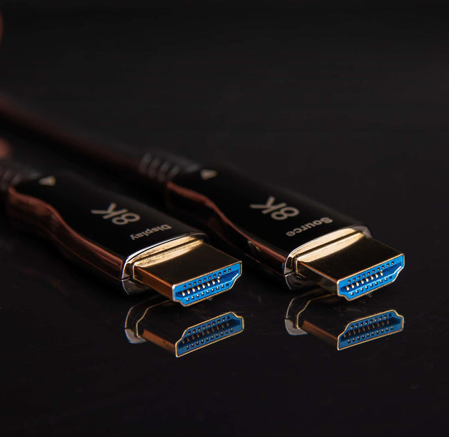 Кабель Claroc HDMI - HDMI 2.1 AOC 8K 120 Hz 60 м (FEN-HDMI-21-60M) - зображення 4