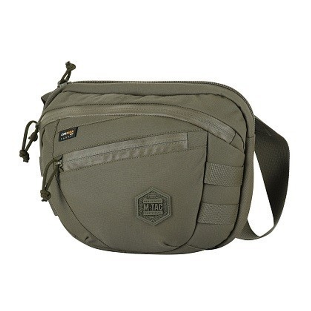 Сумка тактическая через плечо на грудь M-TAC Sphaera Hardsling Bag Large Elite Ranger Green для пистолета (сумка на пояс) - изображение 1
