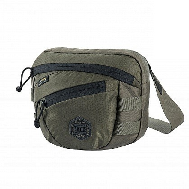 Сумка тактическая через плечо на грудь M-Tac Sphaera Hex Hardsling Bag Gen.II Elite Ranger Green для пистолета (сумка на пояс) - изображение 1