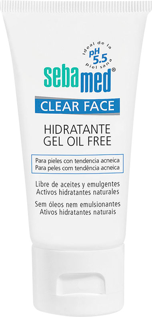 Гель для обличчя Sebamed Clear Face Oil Free 50 мл (4103040167804) - зображення 1
