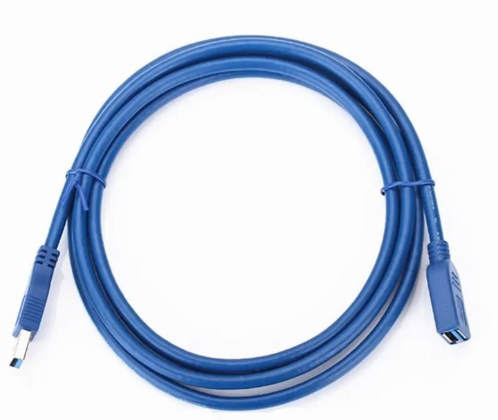Кабель удлинитель USB 3.0 - 1м AM/AF синий – фото, отзывы ...