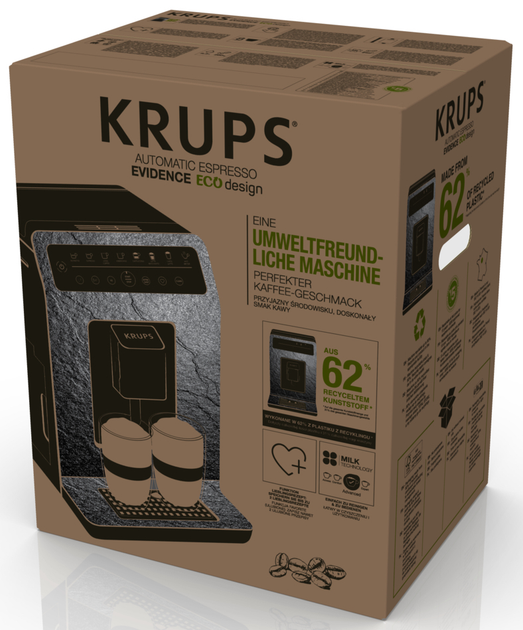 Кавомашина KRUPS EVIDENCE ECO-DESIGN EA897B10 - зображення 16