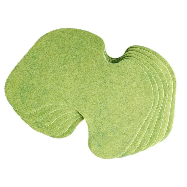 Пластырь для снятия боли в коленях (10 шт в упаковке) зеленый с экстрактом полыни - изображение 2
