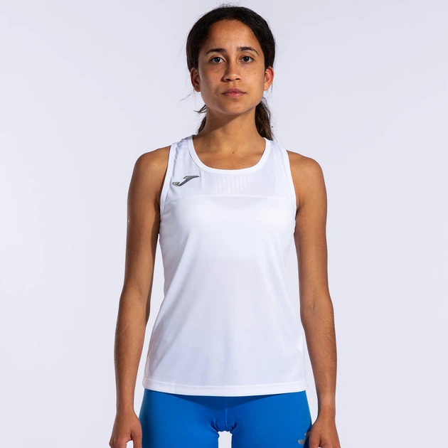 Майка JOMA montreal tank top white XS (901714.200) - Фото 1 Майка JOMA montreal tank top white XS (901714.200) - изображение 1