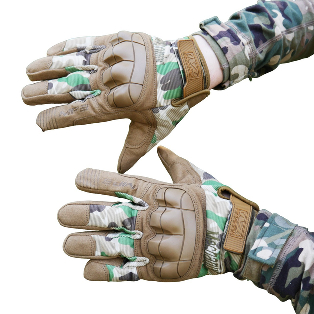 Перчатки Mechanix M-Pact 3 с косточками Мультикам L - изображение 2