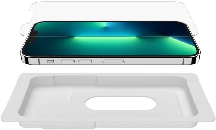 Захисне скло Belkin UltraGlass Anti-Microbial для Apple iPhone 14/13/13 Pro (OVA078ZZ) - зображення 4