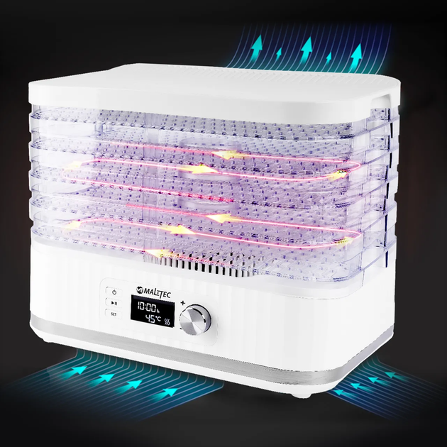 Сушилка для овощей, фруктов, грибов Maltec DryExpert450W Белая - изображение 12