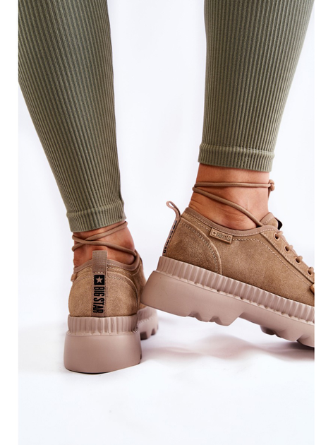 Sneakersy damskie Big Star KK274511 36 Beżowe (5900714564582) - obraz 7