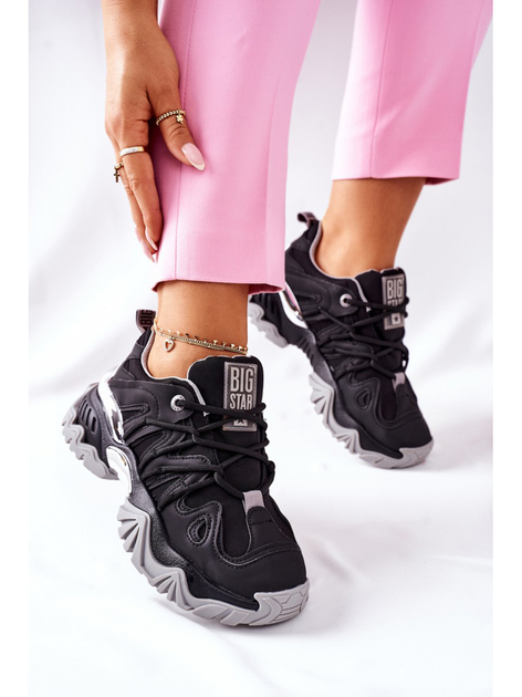 Sneakersy damskie Big Star II274089 37 Czarne (5900714407728) - obraz 5