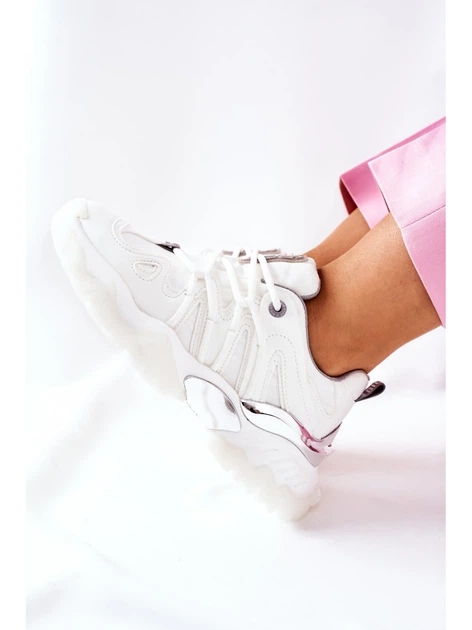 Sneakersy damskie na wysokiej platformie Big Star II274088 40 Białe (5900714407810) - obraz 8