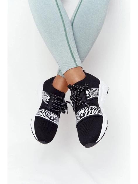 Sneakersy damskie Big Star HH274359 39 Czarne (5900714350048) - obraz 4