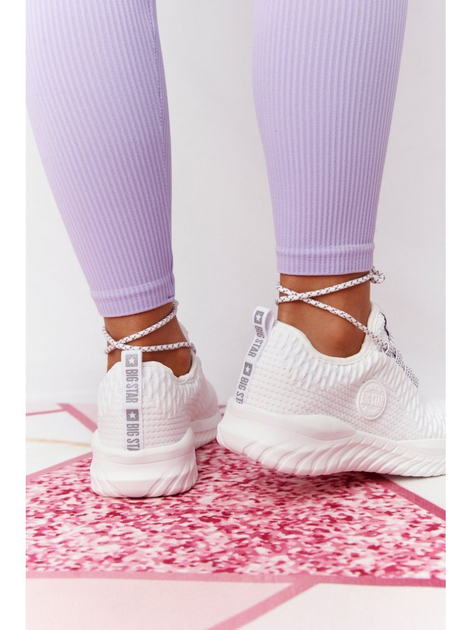 Sneakersy damskie Big Star HH274296 36 Białe (5900714355494) - obraz 4