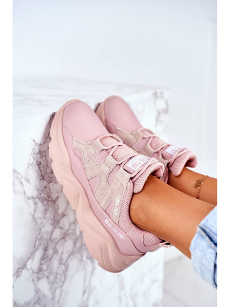 Sneakersy damskie Big Star GG274637 37 Różowe (5900714290375) - obraz 4