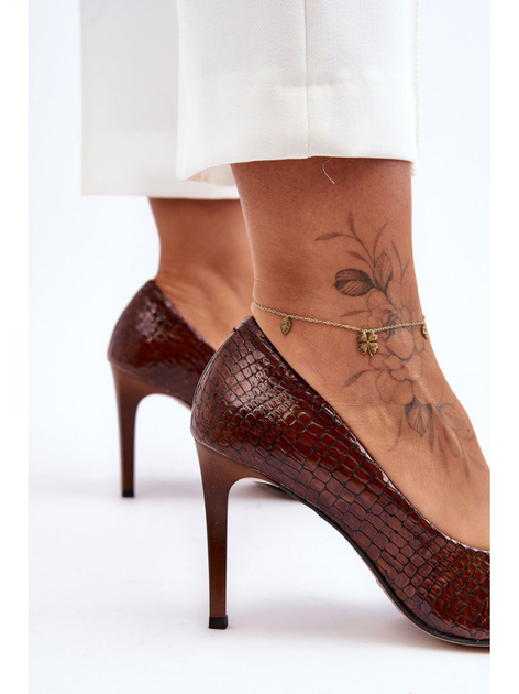 Półbuty damskie Lewski Shoes 2659 38 Brązowe (5905677441154) - obraz 6