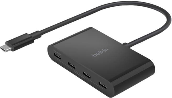 Hub USB-C Belkin 4 porty USB-C (AVC018BTBK) - obraz 1