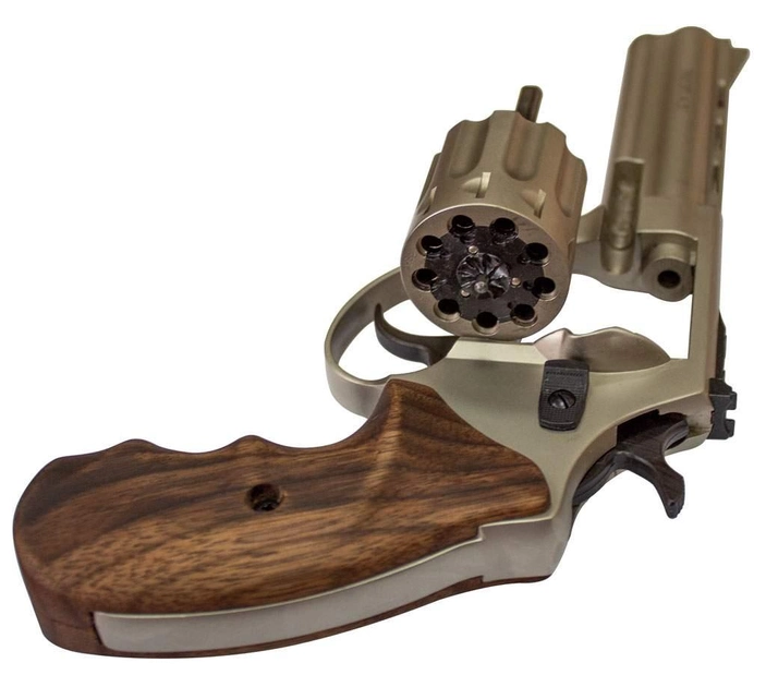 Револьвер флобера ZBROIA PROFI-4.5" (сатин/дерево) - зображення 2