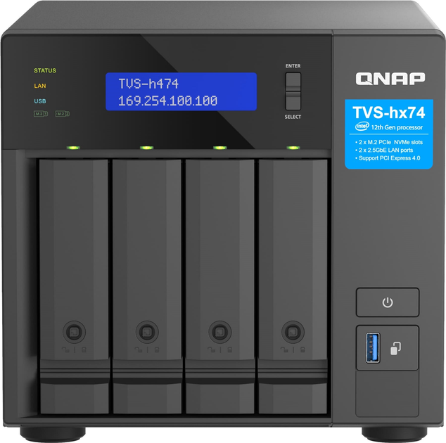 QNAP 6BAY TVS-H474-PT-8G - obraz 2