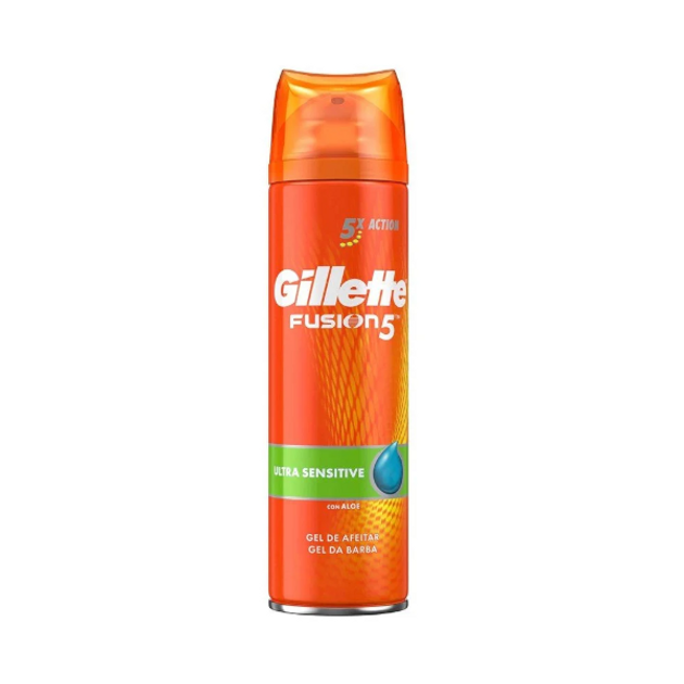 Гель для гоління Gillette Fusion 5 Scented Ultra Sensitive 200 мл (7702018464692) - зображення 1