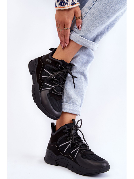 Buty trekkingowe damskie niskie Big Star KK274218 37 Czarne (5900714568436) - obraz 4