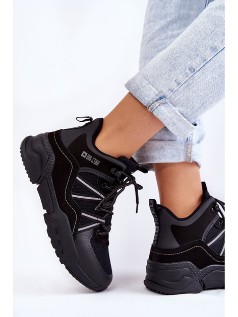 Buty trekkingowe damskie niskie Big Star KK274218 37 Czarne (5900714568436) - obraz 5