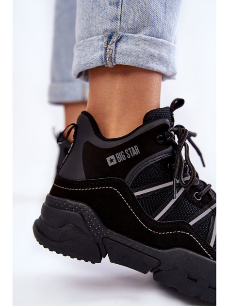 Buty trekkingowe damskie niskie Big Star KK274218 37 Czarne (5900714568436) - obraz 6