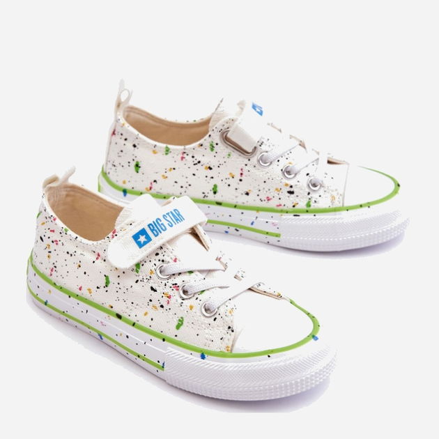 Trampki dziecięce Big Star LL374062 33 Białe (5900714607852) - obraz 3