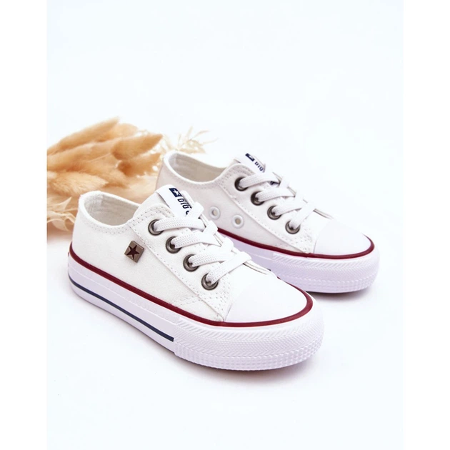 Trampki dziecięce dla dziewczynki Big Star DD374160 34 Białe (5900714303471) - obraz 4