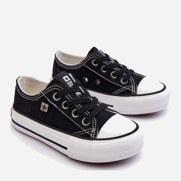 Trampki dziecięce dla dziewczynki Big Star DD374163 29 Czarne (5900714303952) - obraz 3