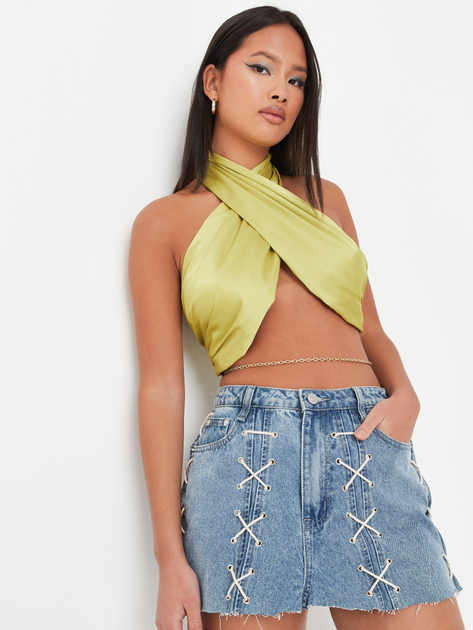 Топ жіночий Missguided TW102924 38 Салатовий від Rozetka на платформі USKIDKA Акція на Топ жіночий Missguided TW102924 38 Салатовий від Rozetka