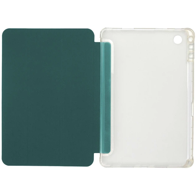 Чохол Galeo TPU Trifold with Stylus Holder для OPPO Pad Air 10.36" Dark Green - зображення 4