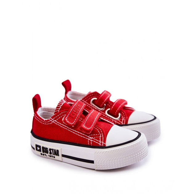 Trampki chłopięce na rzepy Big Star KK374076 17 Czerwone (5900714539870) - obraz 7